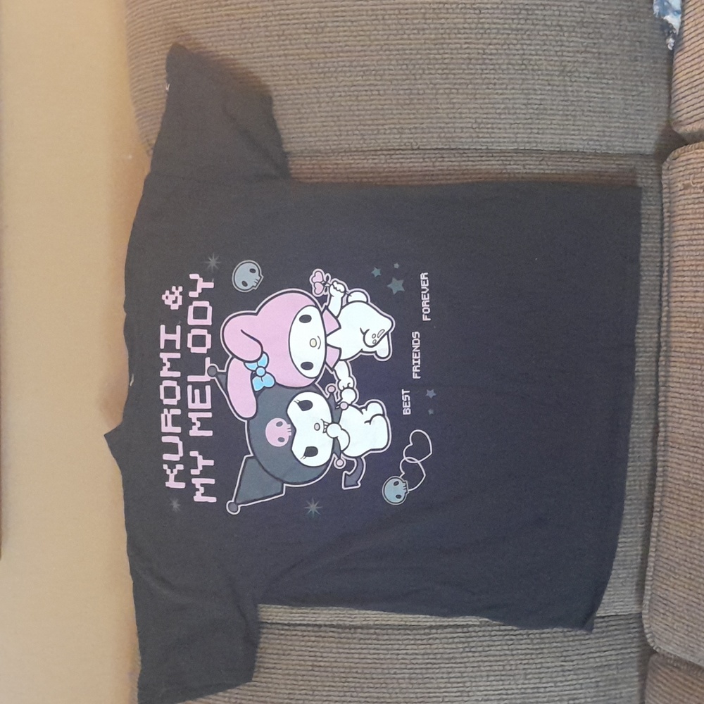 Black My Melody and Kuromi T-shirt